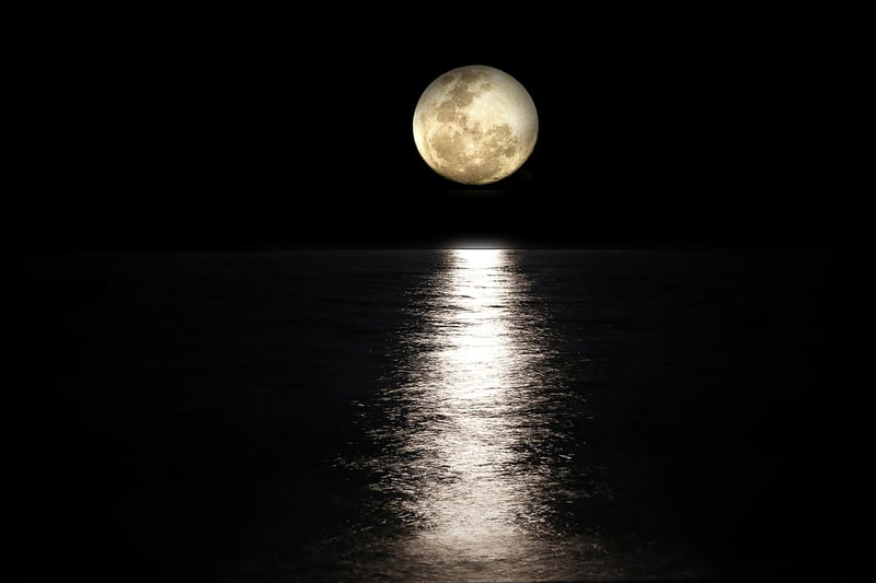 Full Moon and Night Sky